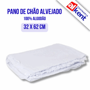 Pano de Chão Alvejado (Saco) 100% Algodão 32x62cm – Araras