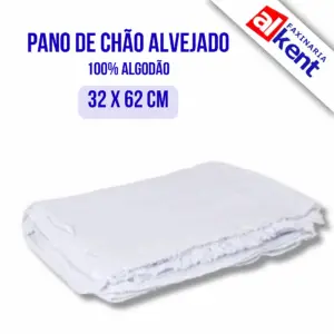 Pano de Chão Alvejado (Saco) 100% Algodão 32x62cm – Araras