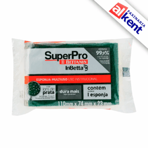 Esponja ÍONS DE PRATA Dupla Face Multiuso Bettanin Bucha para Lavar Louça p/ Unidade
