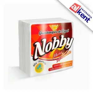 Guardanapo de Papel Nobby Folha Simples 30x31 com 50 unidades