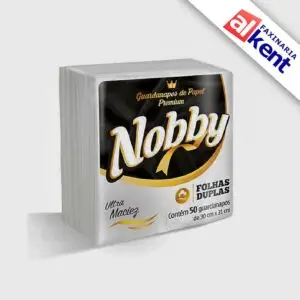Guardanapo de Papel Nobby Folha Dupla 30x31 com 50 unidades