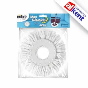 Refil Microfibra para Mop/Mopita Rotatória Nobre - 1 unidade (REF. 41415)
