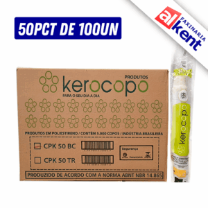 Copo Plástico Descartável PS KEROCOPO 50ml - Caixa com 5.000 unidades