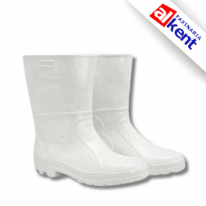 Bota Galocha PVC Branca Cano Médio VULCABRAS - Numeração nas variações
