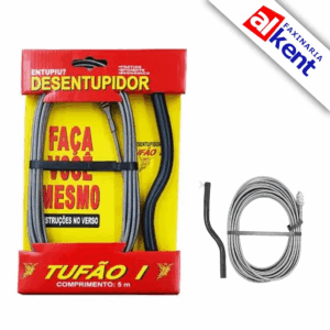 Desentupidor Manual Tufão 5m para Pias e Encamentos